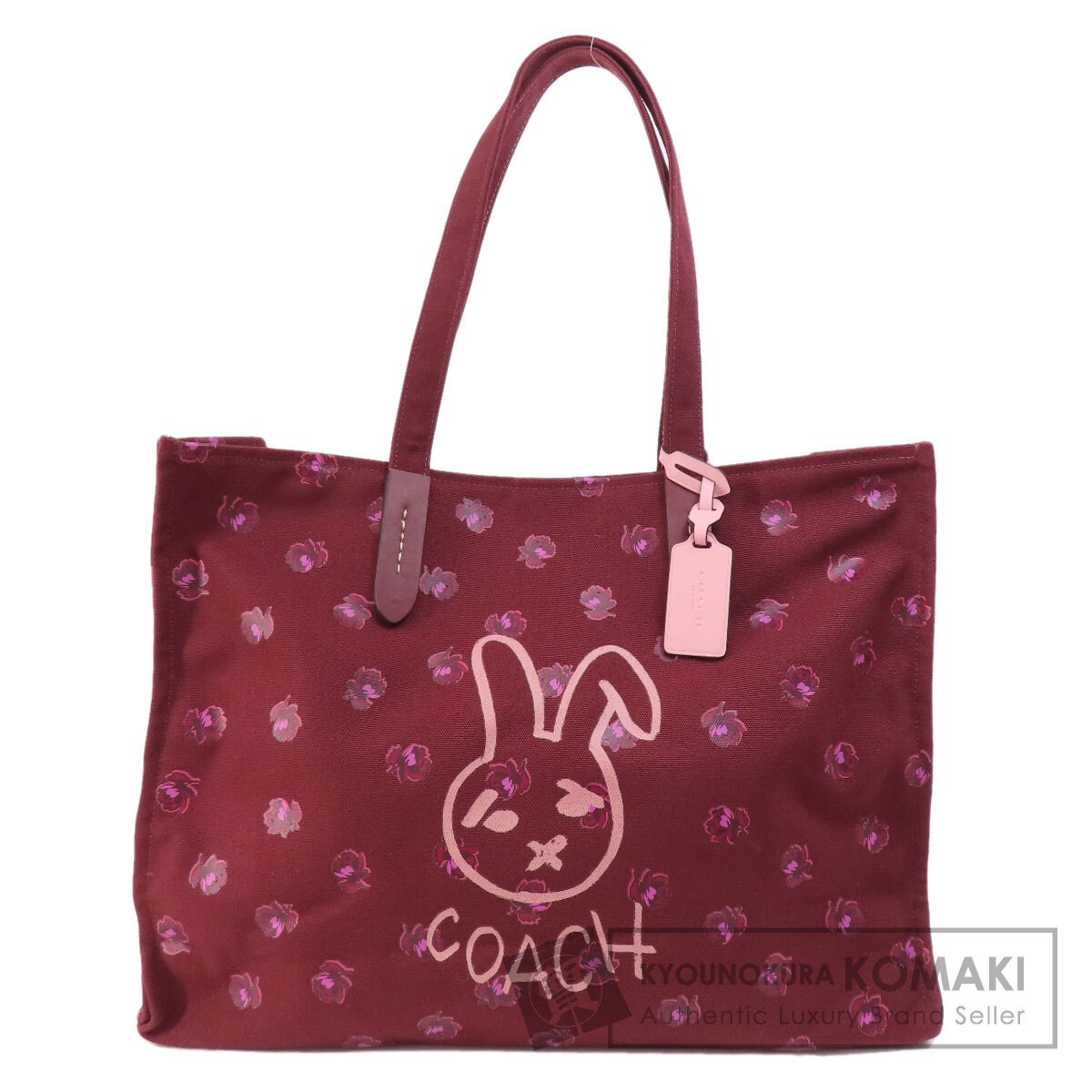 コーチ トートバッグ ルーナーニューイヤートート42ラビット キャンバス COACH コーチ CF926 ルーナ ニューイヤー トート42 トートバッグ