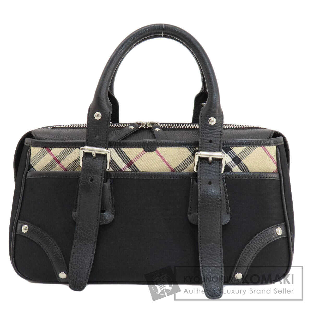 BURBERRY バーバリー ノバチェック ハンドバッグ レザー
