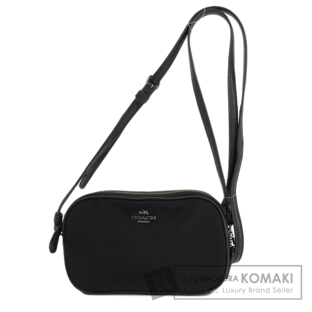 COACH コーチ F87093 ロゴ ショルダーバッグ ナイロン素材
