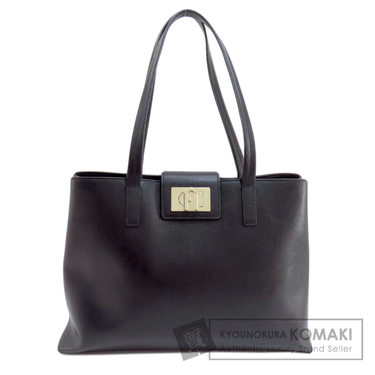 【国内正規品】 Furla レディース レザー トートバッグ ロゴ金具 フルラ バッグ