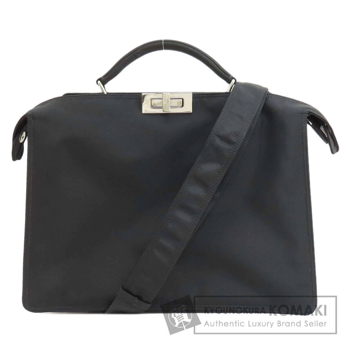 お値下げ メンズ フェンディFENDIの薄型ビジネスバック 【公式通販】