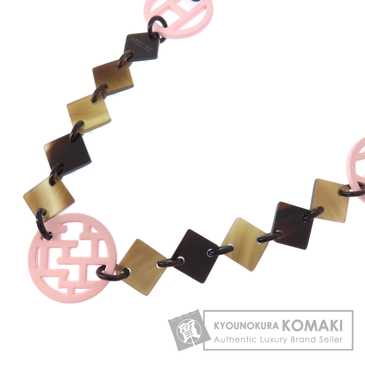 HERMES エルメス アヴァ ネックレス バッファローホーン