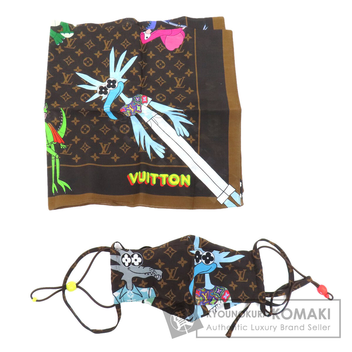 LOUIS VUITTON ルイヴィトン MP2954 バンダナ マスクセット LV
