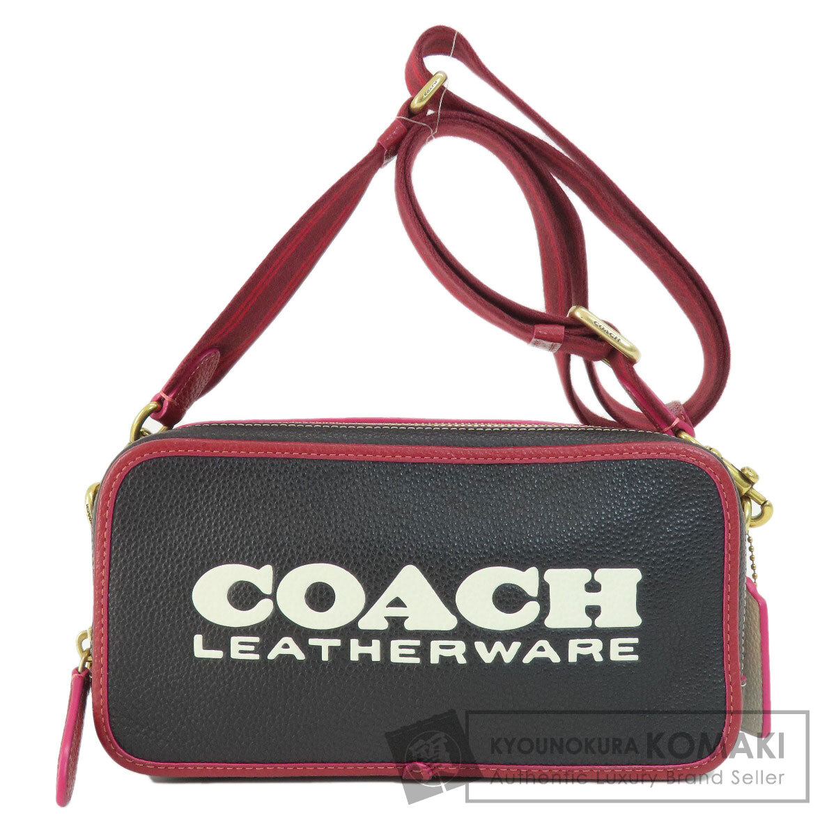 COACH shoulder bag black leather | eBay