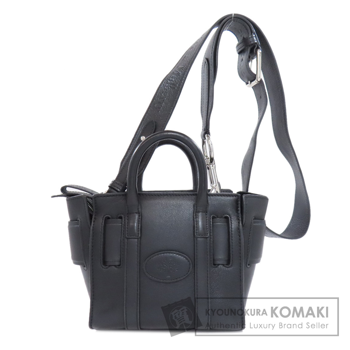マルベリー MULBERRY トートバッグ ボストンバッグ レザー ブラック マルベリー MULBERRY トートバッグ ボストンバッグ レザー