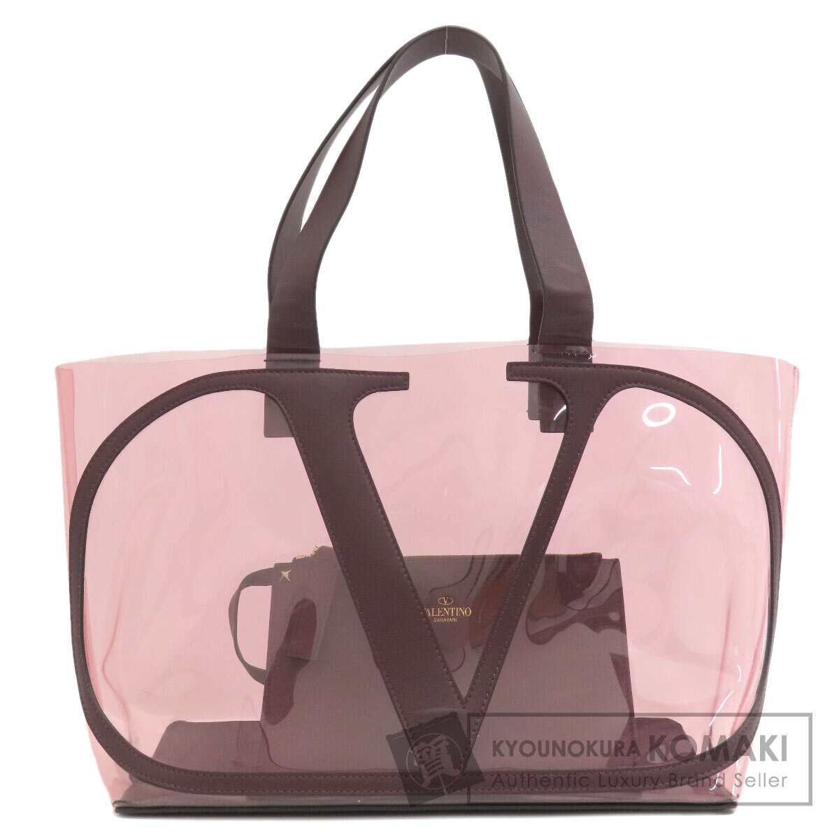 VALENTINO クリア エコバッグ VALENTINO バレンティノ クリアトート トートバッグ ビニール