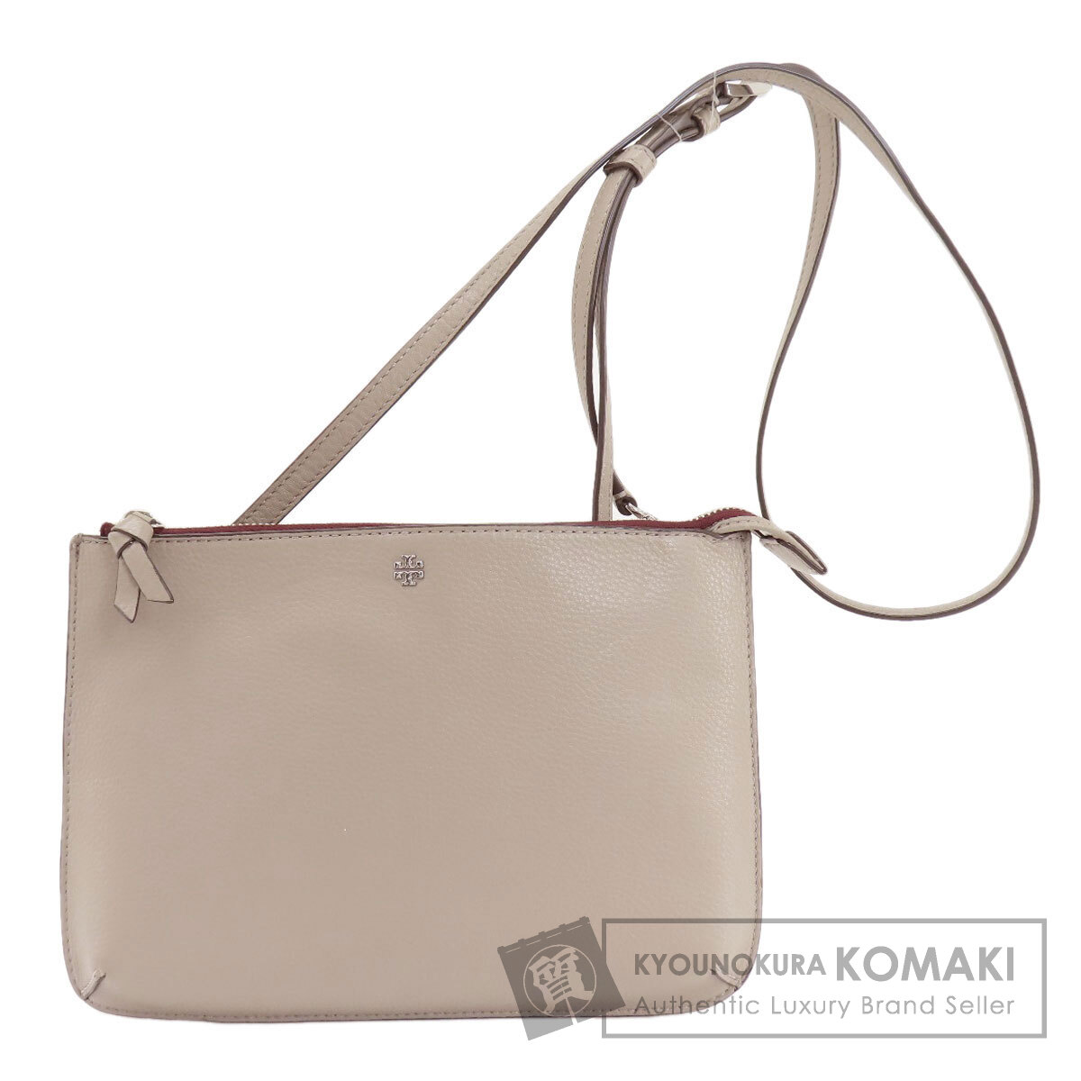 Tory Burch トリーバーチ ロゴ ショルダーバッグ レザー