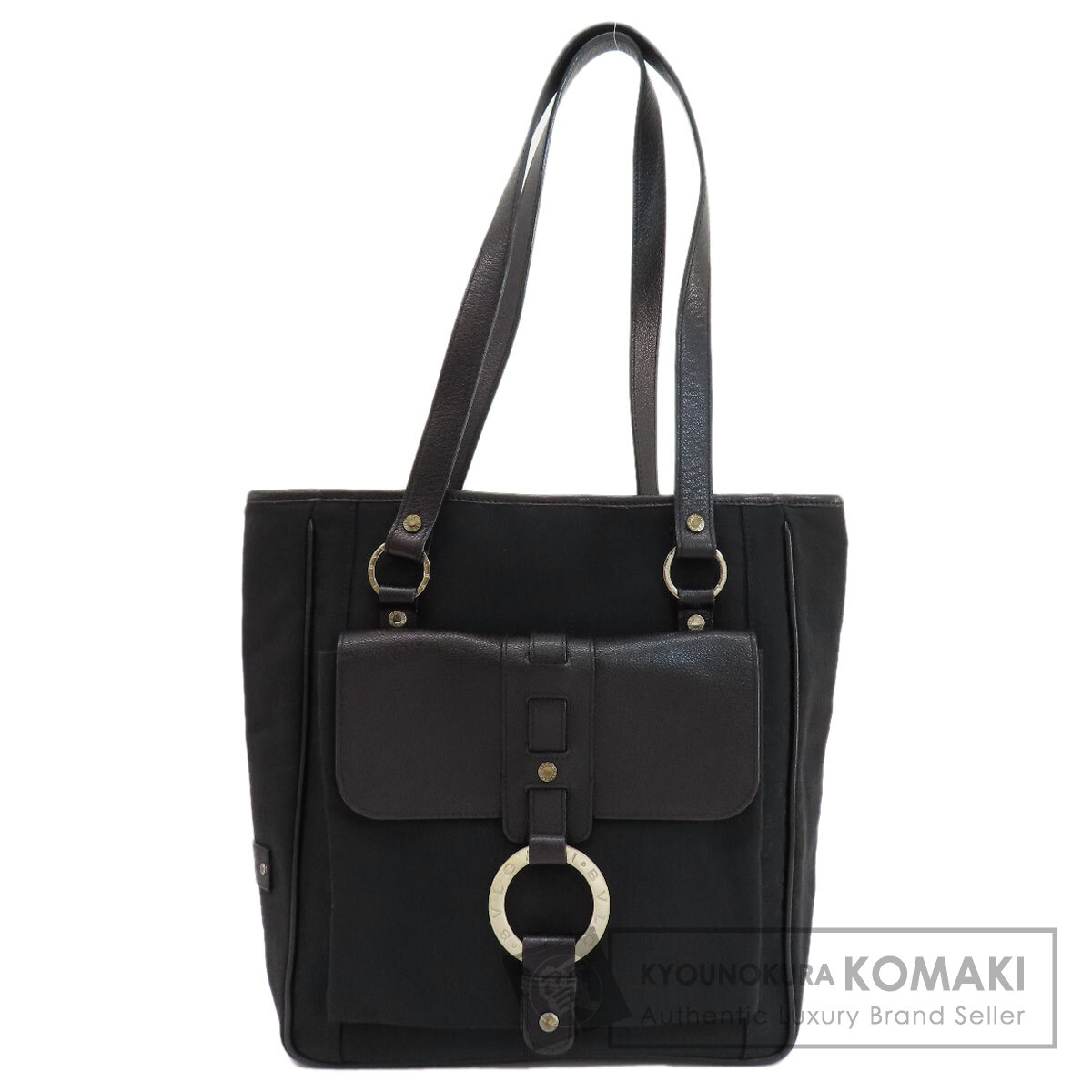 BVLGARI ブルガリ ロゴマニア トートバッグ キャンバス