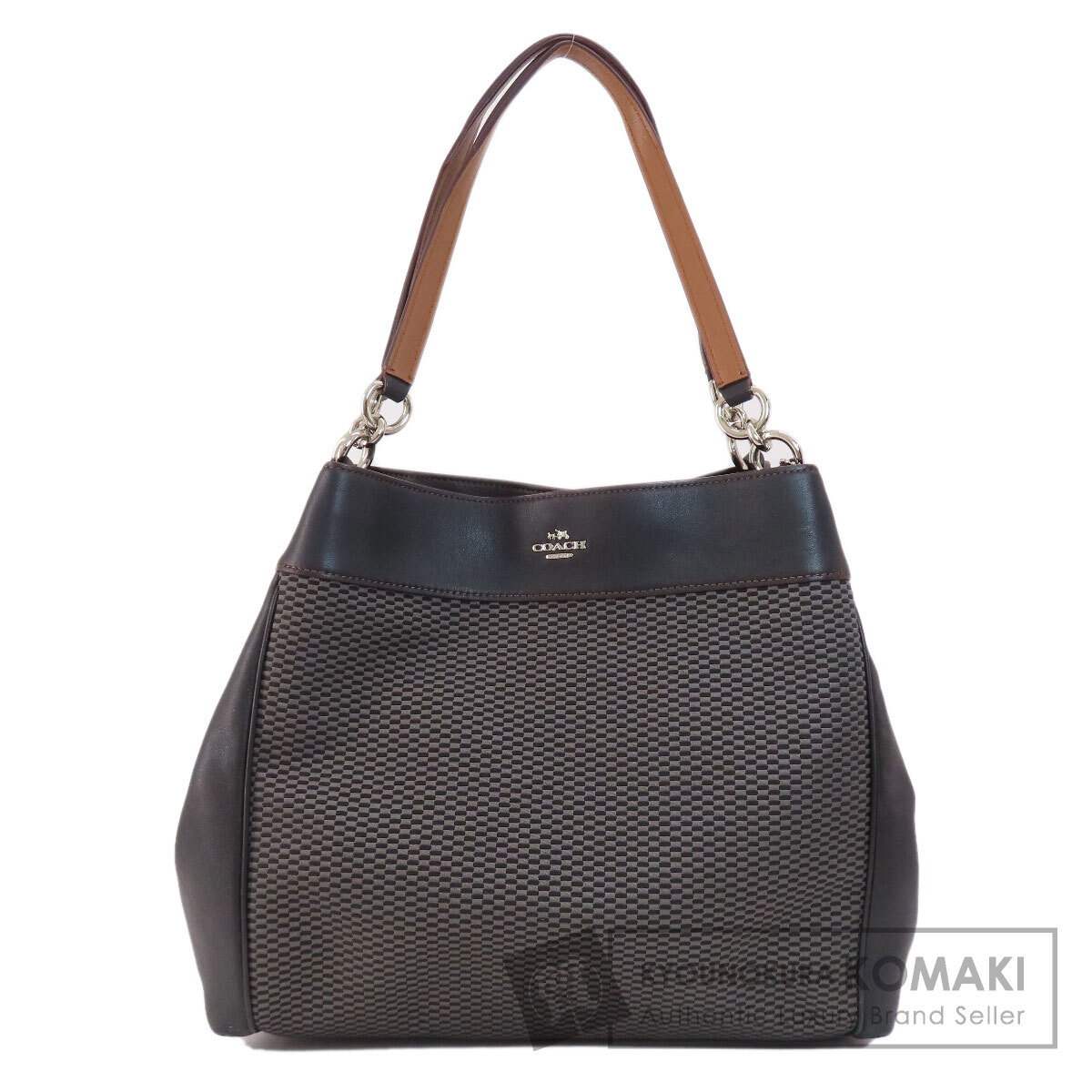 COACH(コーチ) ショルダーバッグ F57540 COACH コーチ F57540 ロゴ ショルダーバッグ キャンバス/レザー