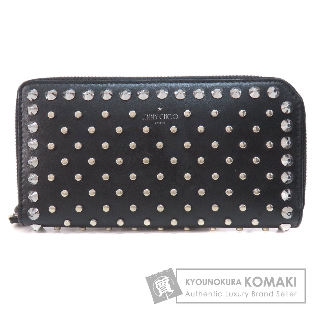 Jimmy Choo ジミーチュウ スタッズ 長財布（小銭入れあり