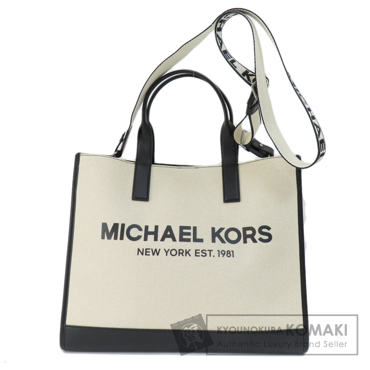 Michael Kors マイケルコース 2WAY トートバッグ キャンバス/レザー