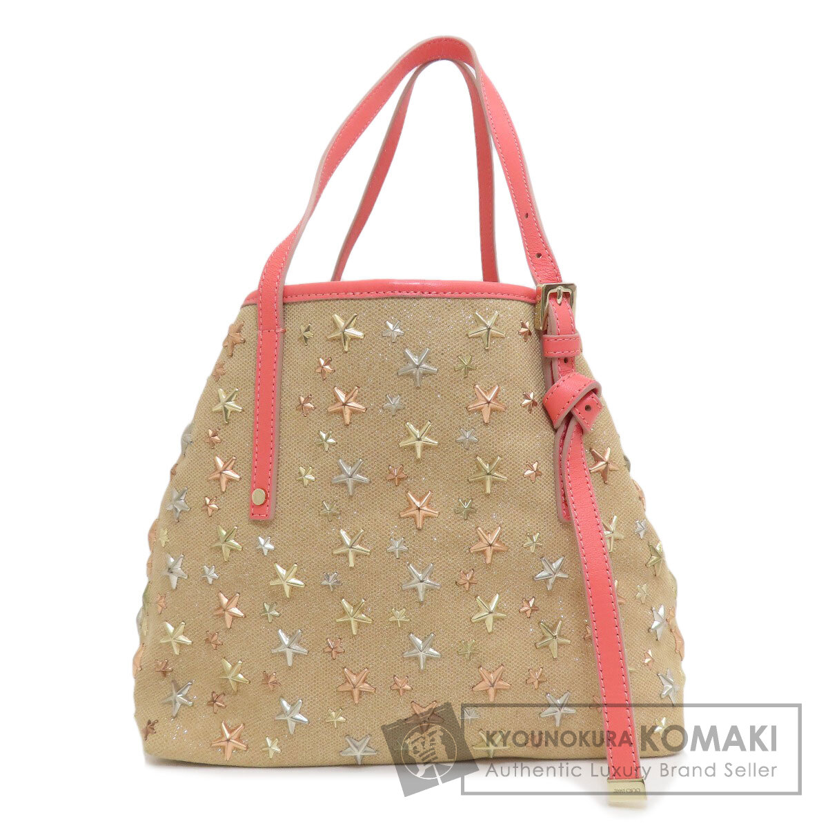 Jimmy Choo ジミーチュウ サシャ スターモチーフ トートバッグ
