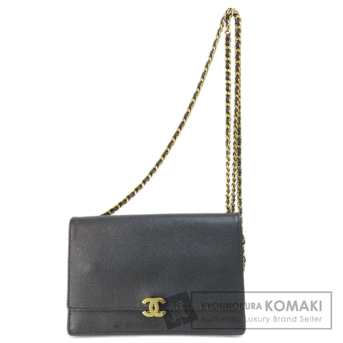 CHANEL シャネル チェーンウォレット ココマーク ゴールド金具