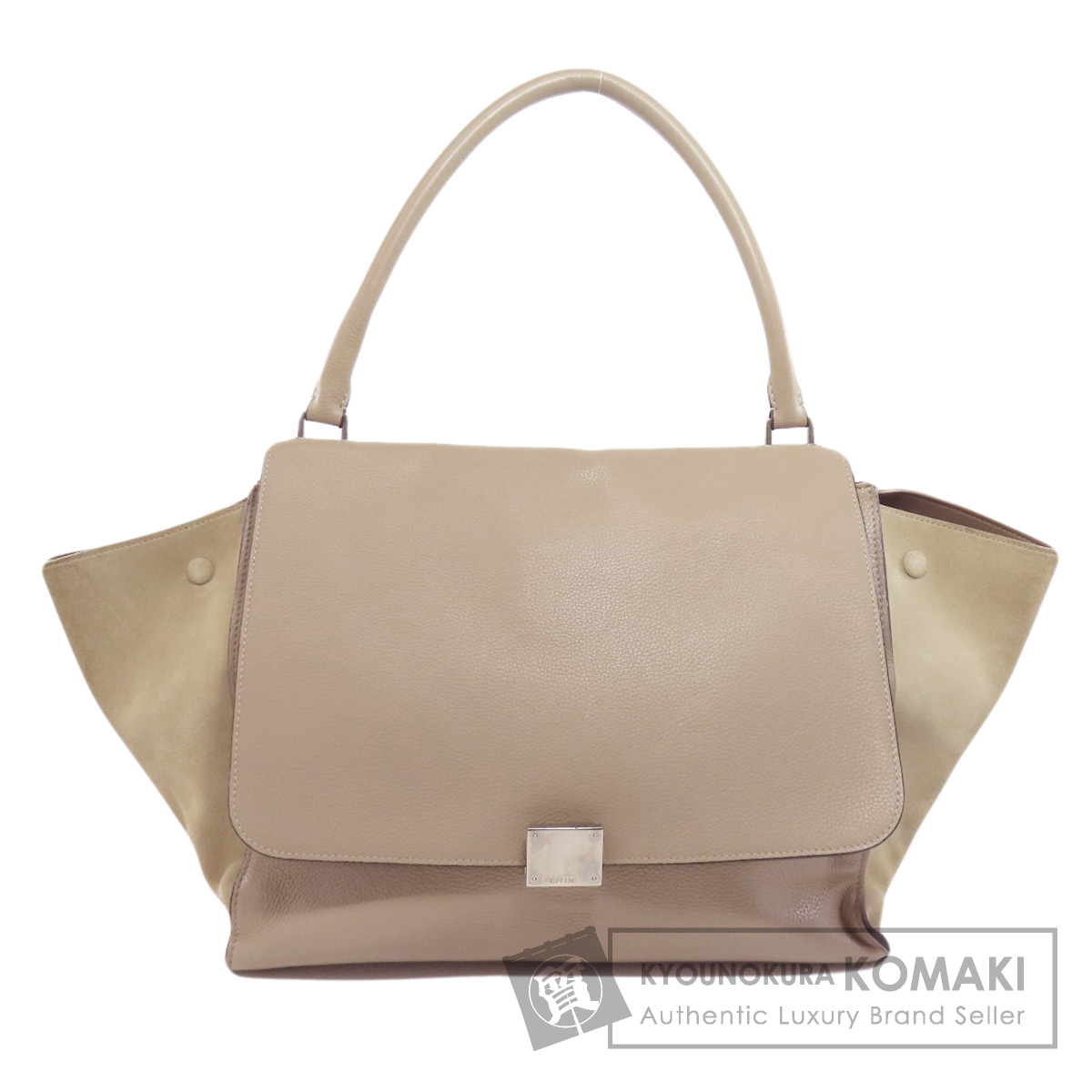 満点の CELINE セリーヌ レディース カーフ トートバッグ トラペーズ バッグ
