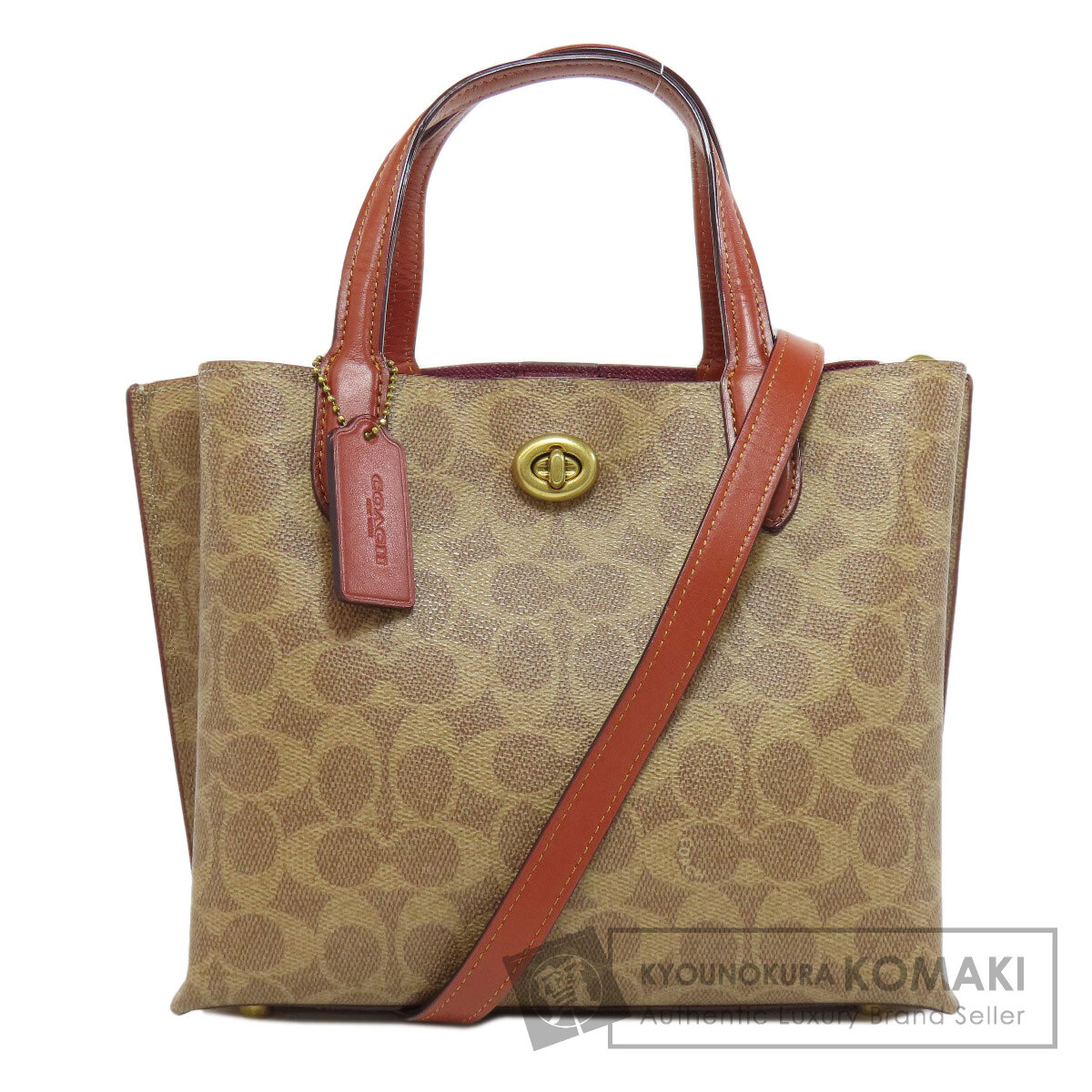 COACH コーチ C8562 シグネチャー 2WAY ハンドバッグ PVC