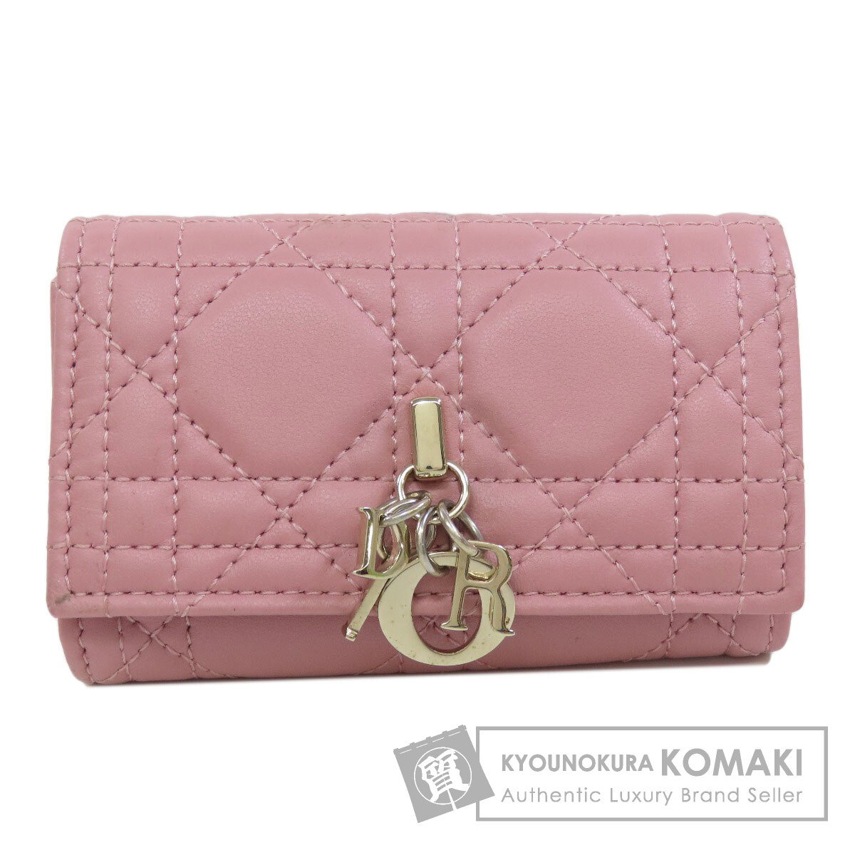 Christian Dior カナージュラムスキンキーケース CHRISTIAN DIOR クリスチャンディオール カナージュ キーケース