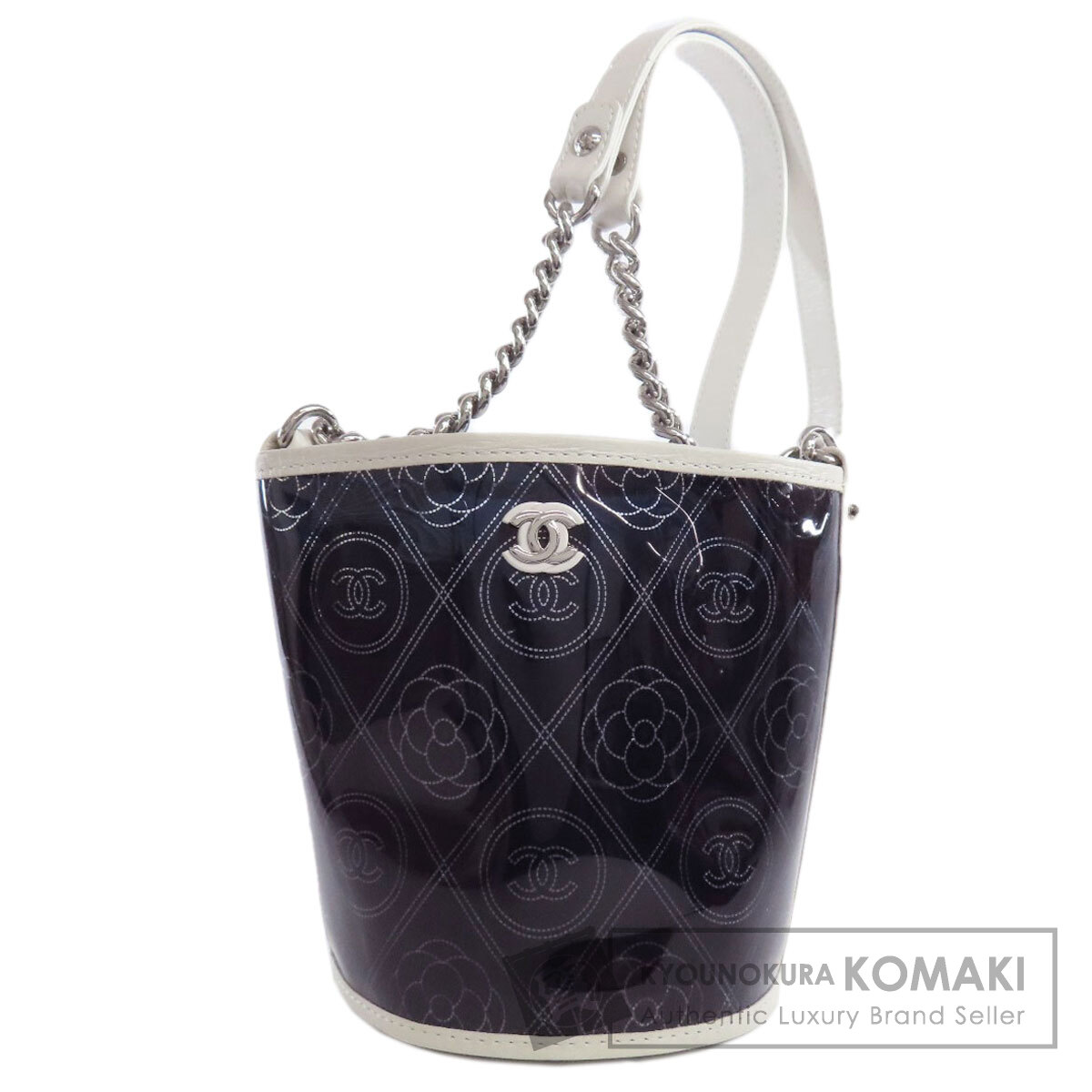 CHANEL シャネル カメリア ココボタン シルバー金具 ショルダー