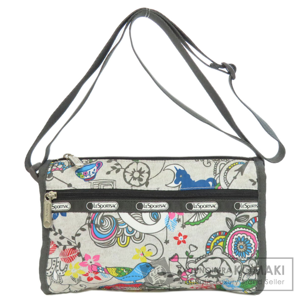 極美品 LeSportsac レスポートサック ショルダーバッグ ナイロン