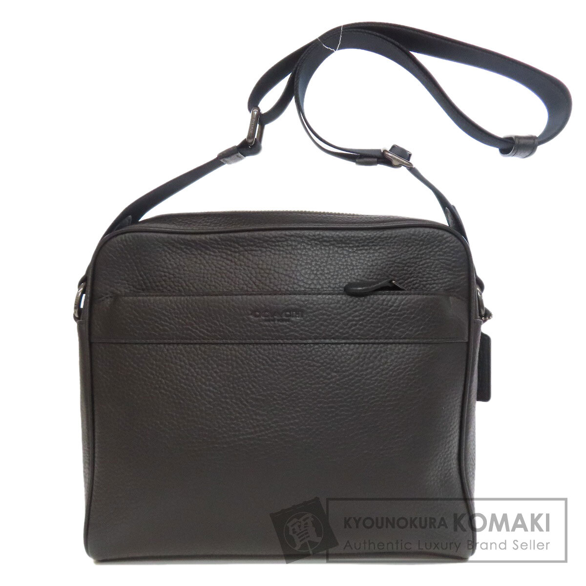 COACH ブラック プリーツ ショルダーバッグ コーチ COACH COACH ショルダーバッグ HITCH ヒッチ CW461 ロゴ
