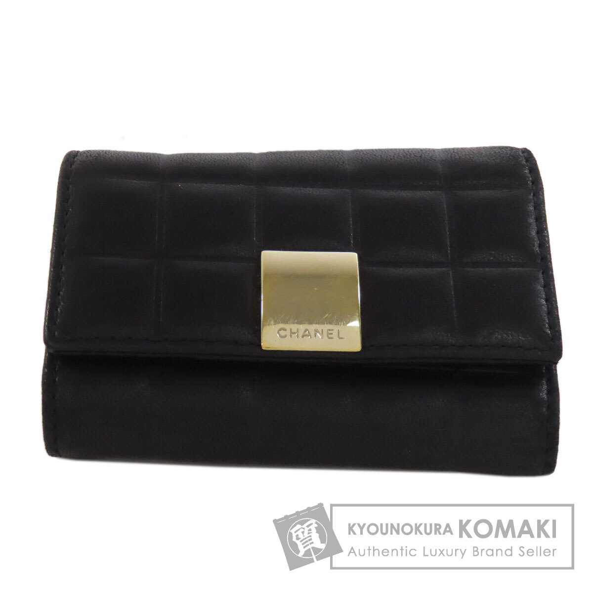 CHANEL シャネル チョコバー キーケース ラムスキン レディース