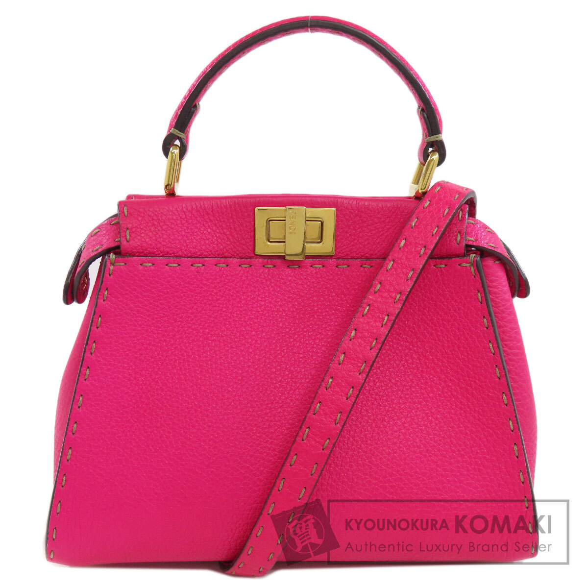 FENDI フェンディ ピーカブーミニ セレリア 2WAY ハンドバッグ