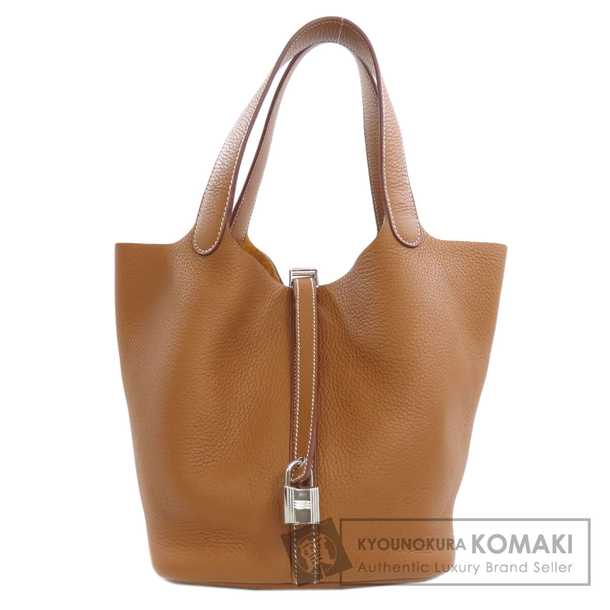HERMES エルメス ピコタンロックMM ゴールド シルバー金具