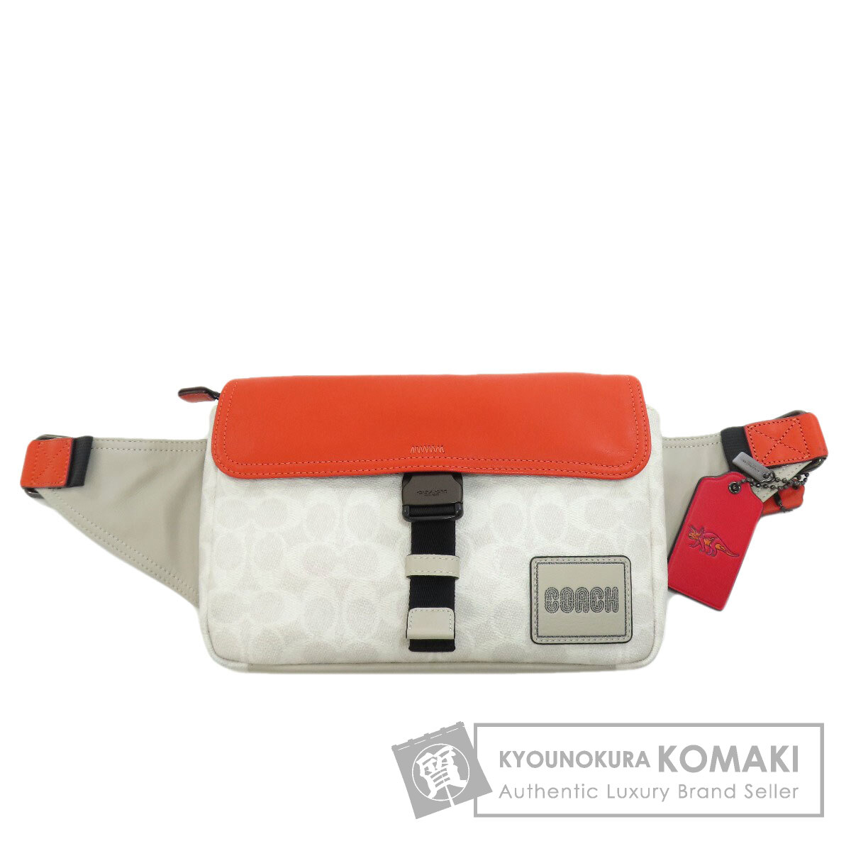 COACH コーチ 2047 シグネチャー ボディバッグ PVC レディース