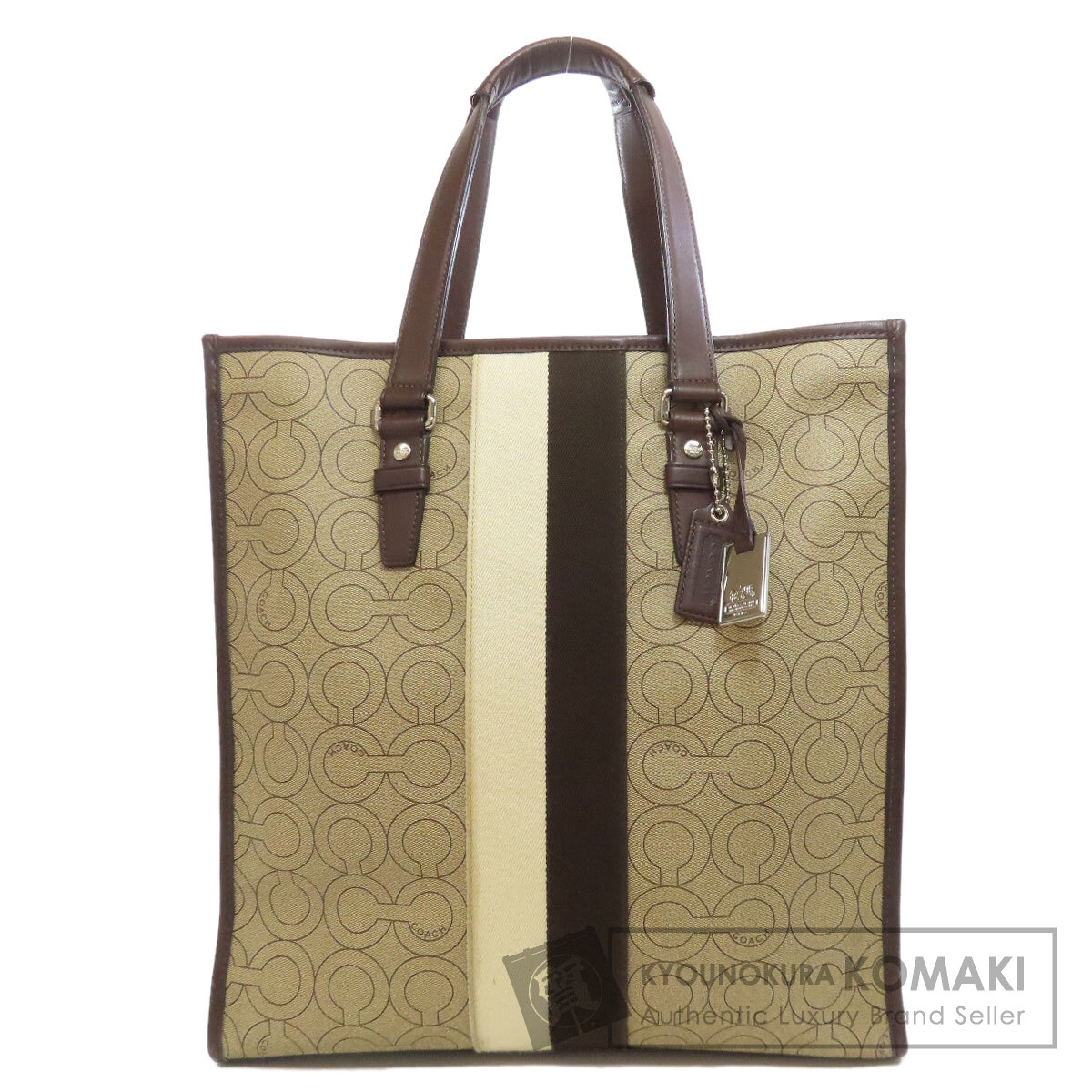 COACH コーチ 70268 オプアート トートバッグ PVC レディース