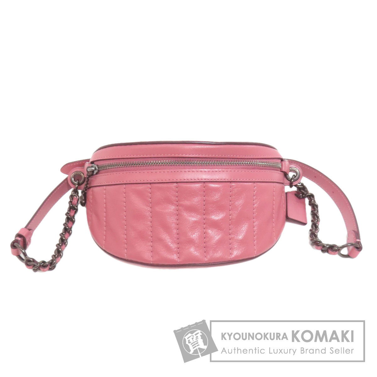 COACH ネイビー レザー ボディバッグ COACH ボディバック レザー ネイビー ブラック ワンショルダー