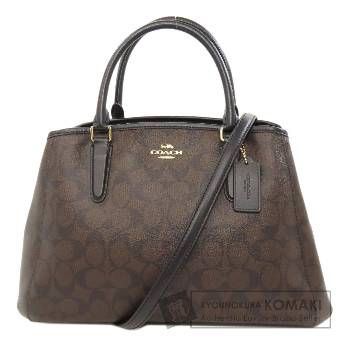 COACH コーチ F58310 スモール マーゴット シグネチャー 2WAY