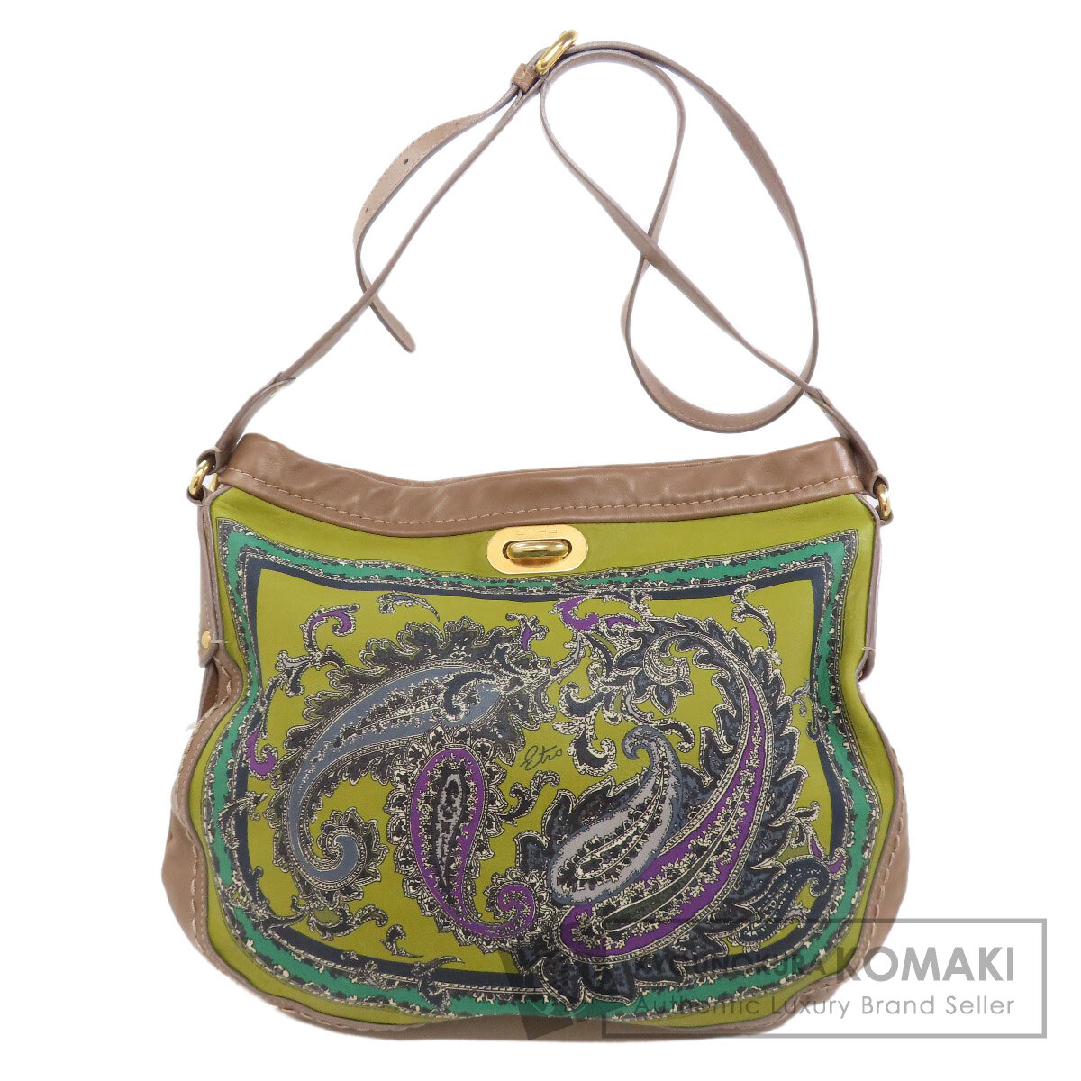 ETRO クラウン・ミー ペイズリー ショルダーバッグ マルチカラー