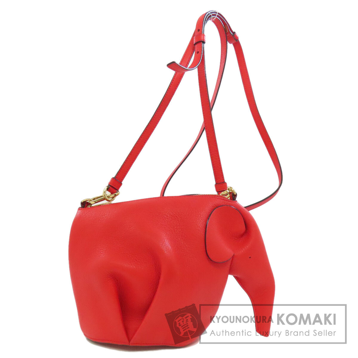 LOEWE ロエベ エレファントショルダー ショルダーバッグ レザー