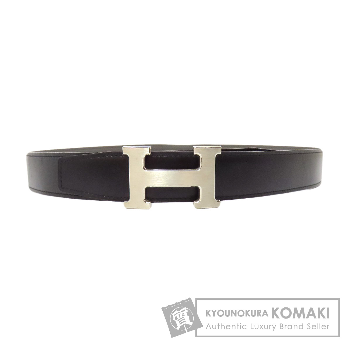 エルメス ベルト HERMES (エルメス) リバーシブル レザー ピンバックルベルト