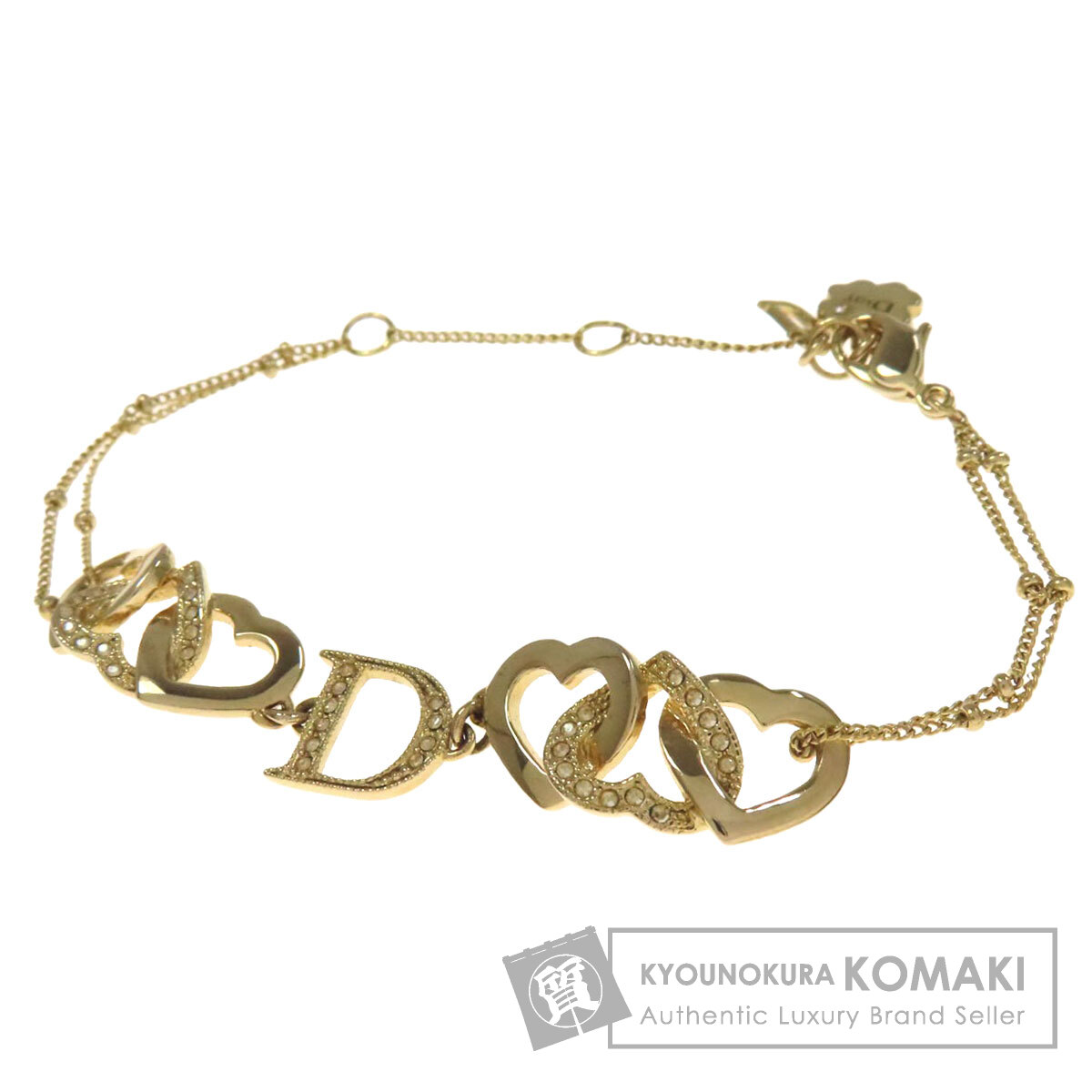 クリスチャンディオール ブレスレット Dロゴ ハート