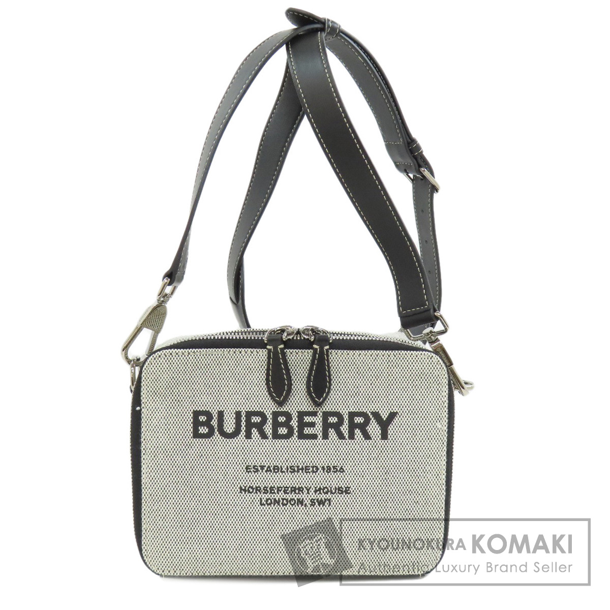 高い品質 バーバリー BURBERRY ロゴ キャンバス ショルダーバッグ バッグ