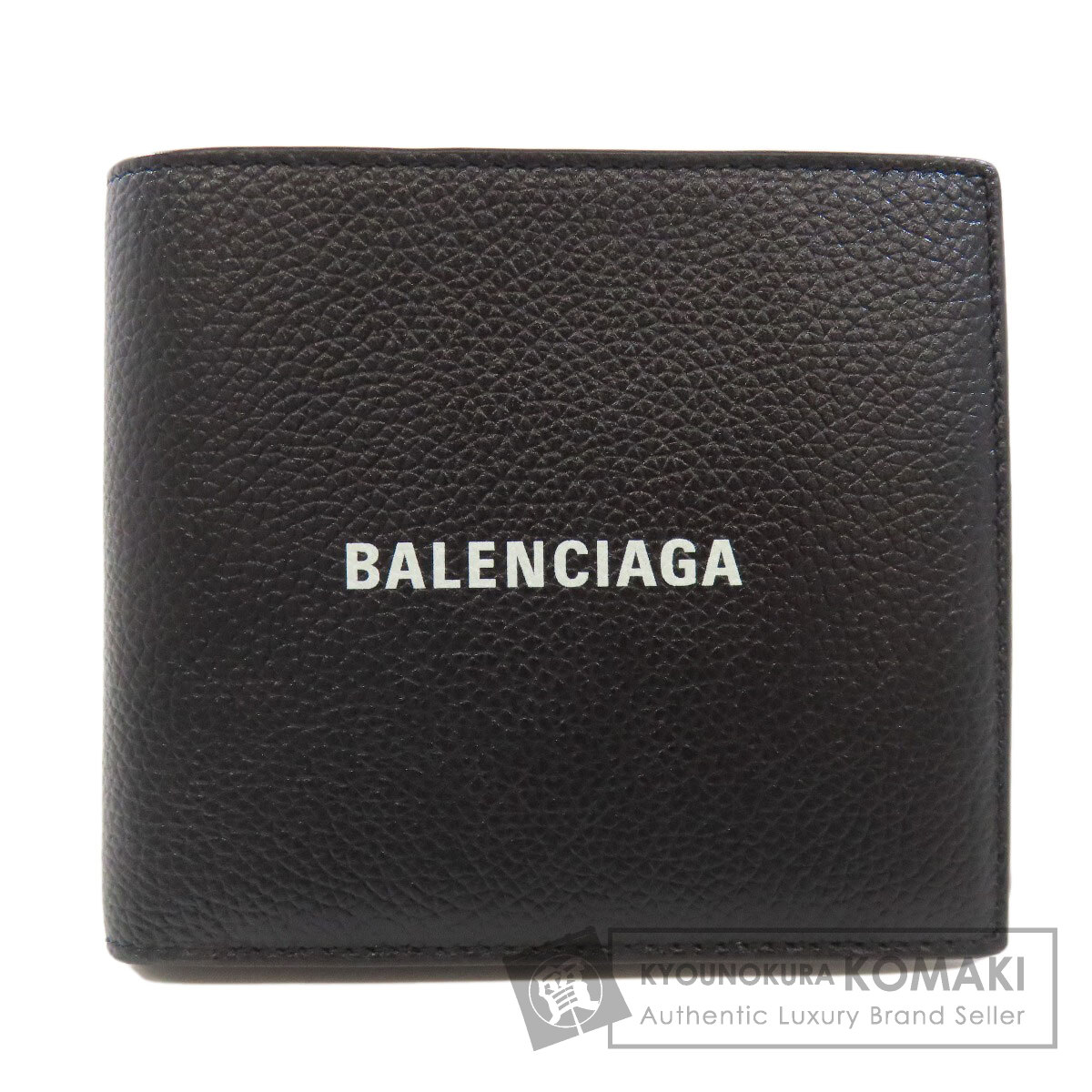 BALENCIAGA バレンシアガ 594315 ロゴ 二つ折り財布（小銭入れ
