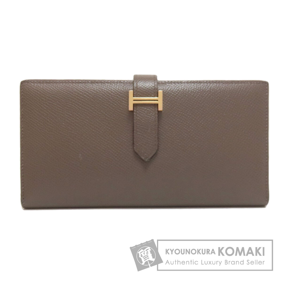 新品・未使用　HERMES エルメス　ベアンスフレ　ゴールド エルメス(HERMES)エルメス ベアンスフレ ゴールド 二つ折り長