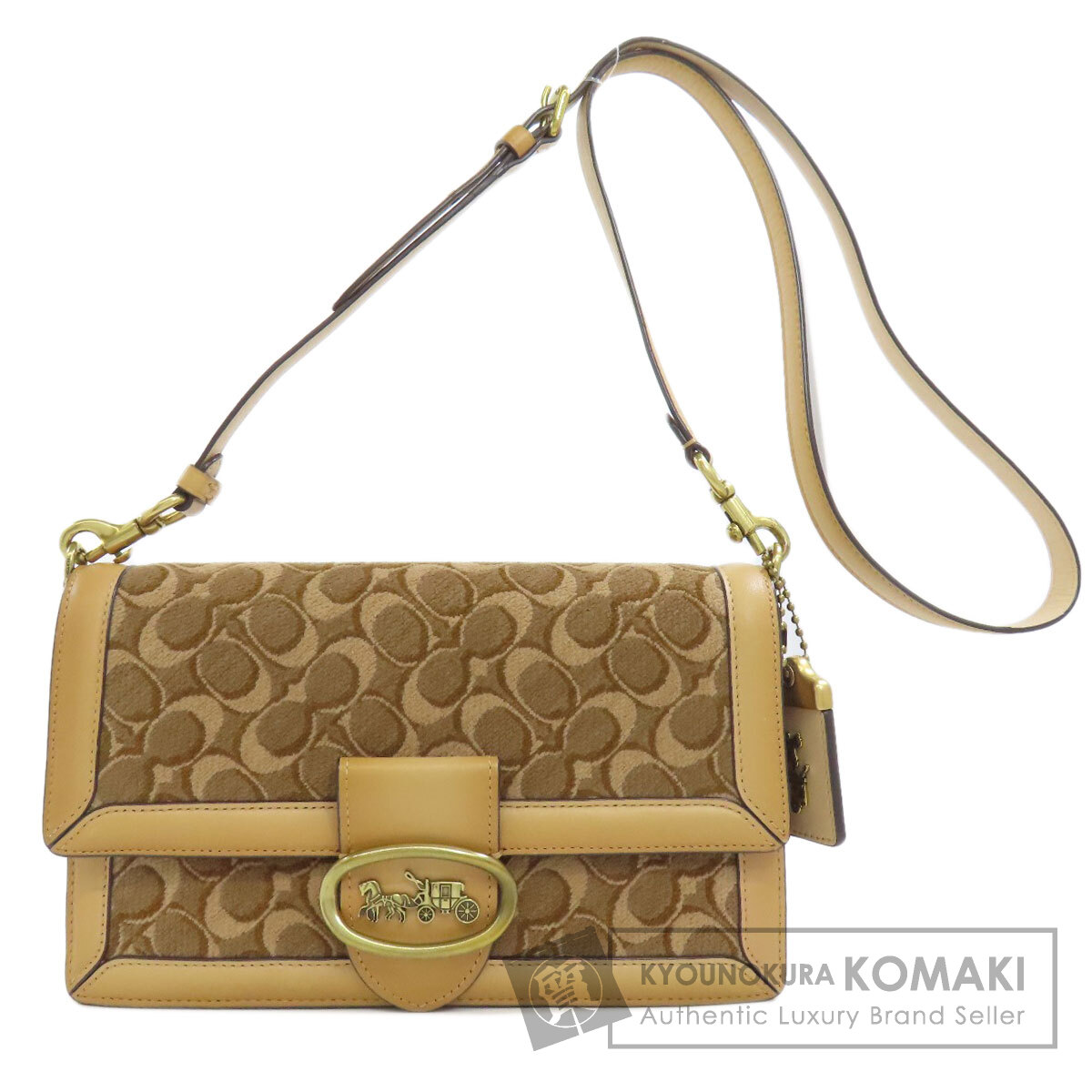 COACH コーチ 68955 シグネチャー ショルダーバッグ キャンバス
