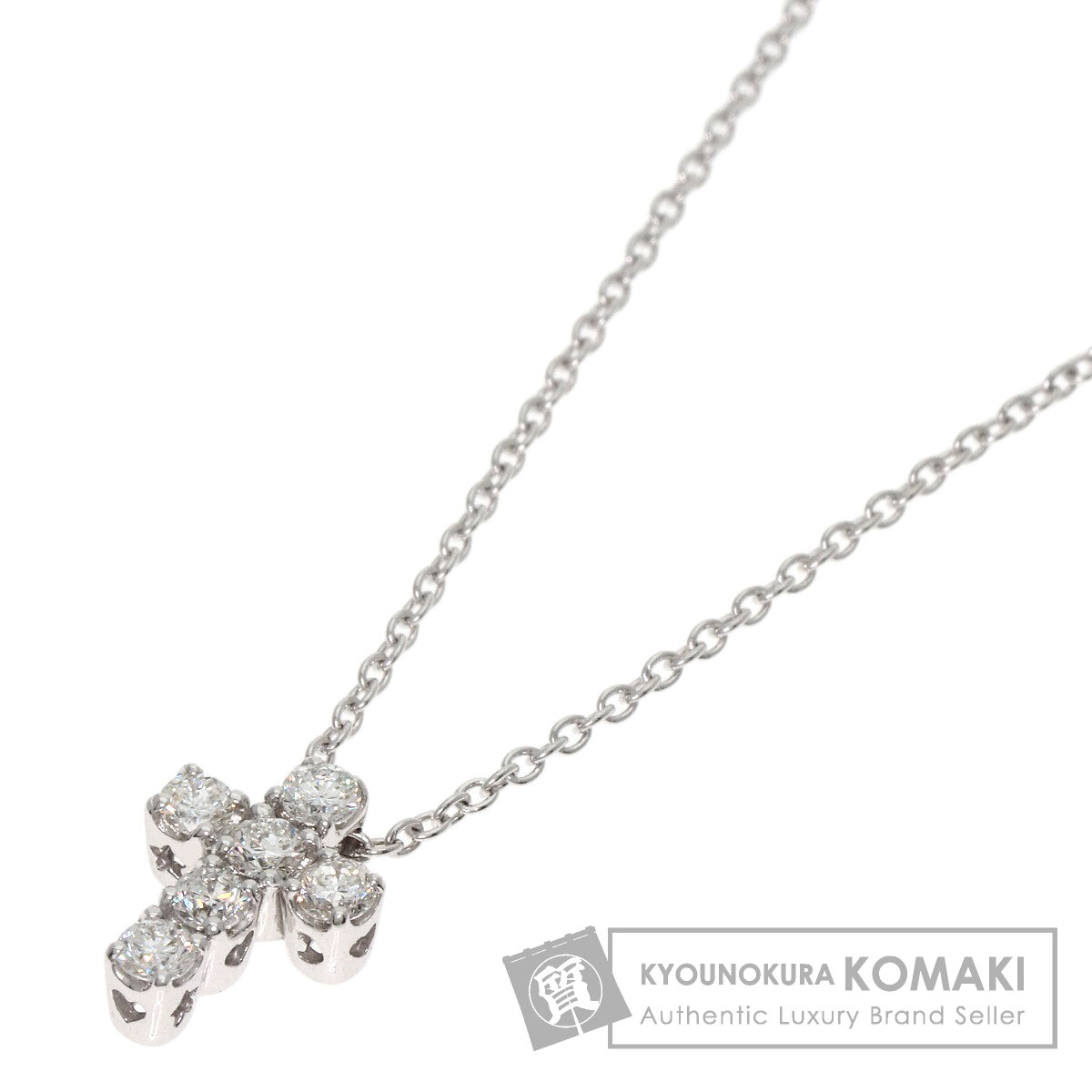 ポンテヴェキオ ネックレス クロス ダイヤモンド