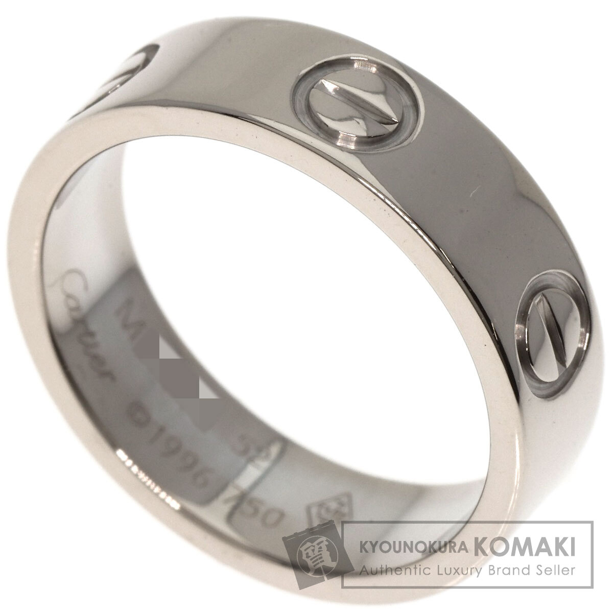 【ミントティー】カルティエ K18ホワイトゴールド ラブリング【48】 CARTIER カルティエ ラブリング #52 リング・指輪 K18ホワイト