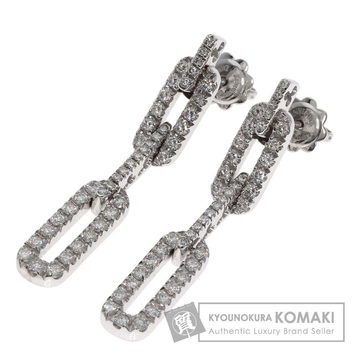 Damiani ダミアーニ インスィエメ ダイヤモンド ピアス K18ホワイト