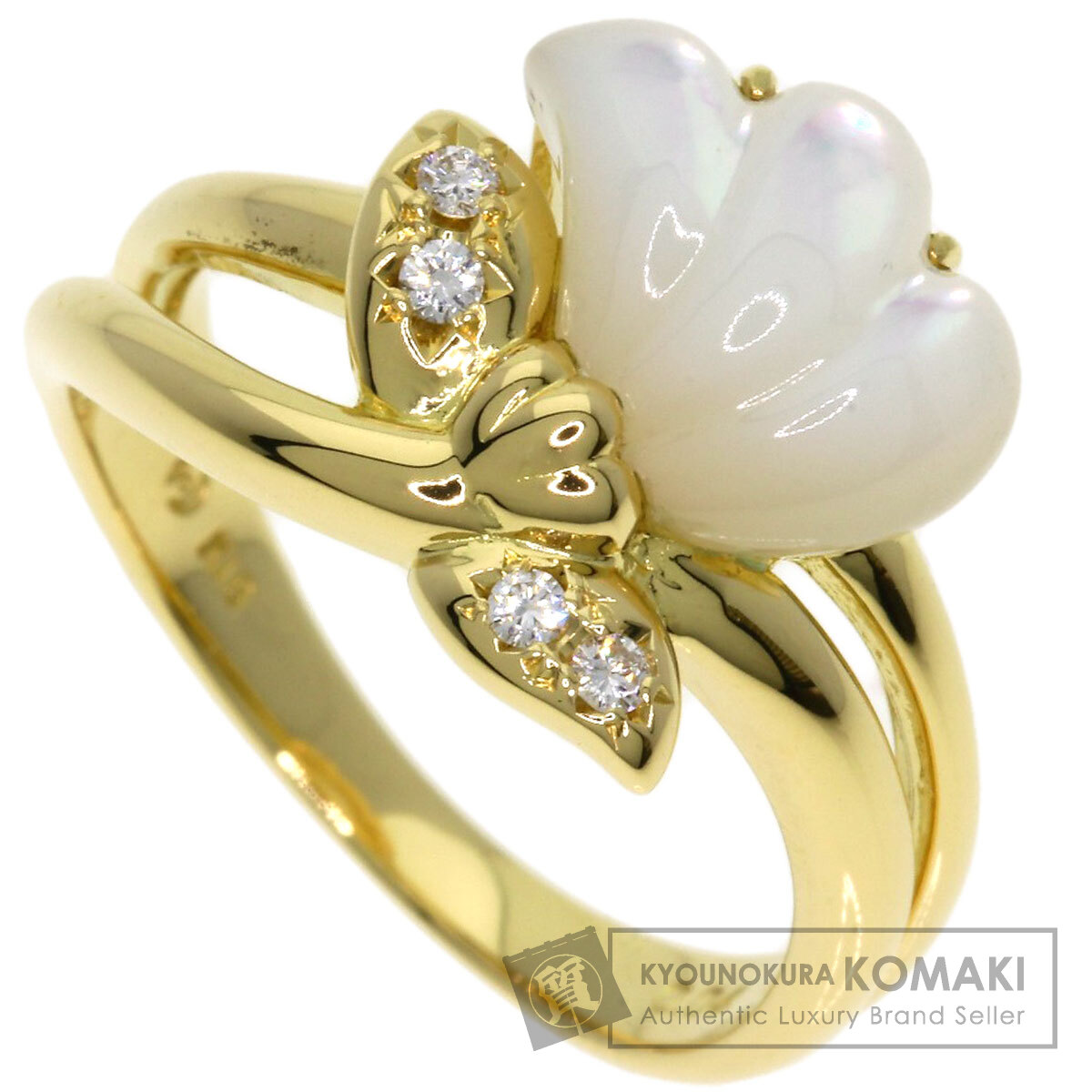 タサキ リング・指輪 ホワイトシェル ダイヤモンド