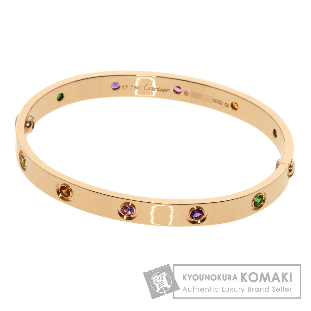 カ‍ル‍テ‍ィ‍エ LOVE ラブブレス 17 ブレスレット Cartier カルティエ ラブブレス 10P フルダイヤ LOVE