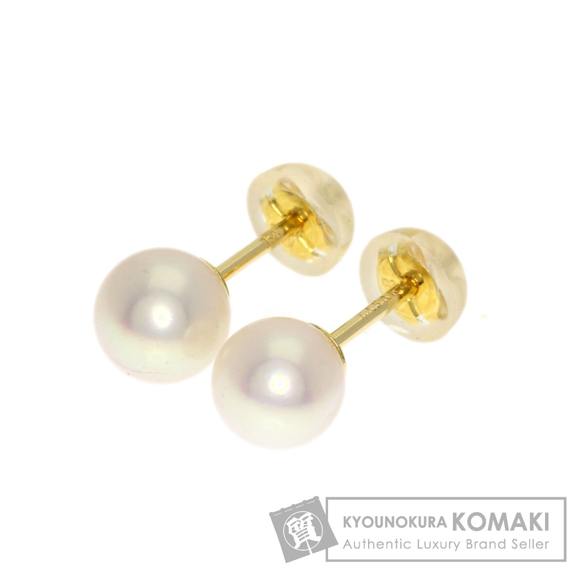 TASAKI タサキ パール 真珠 ピアス K18イエローゴールド