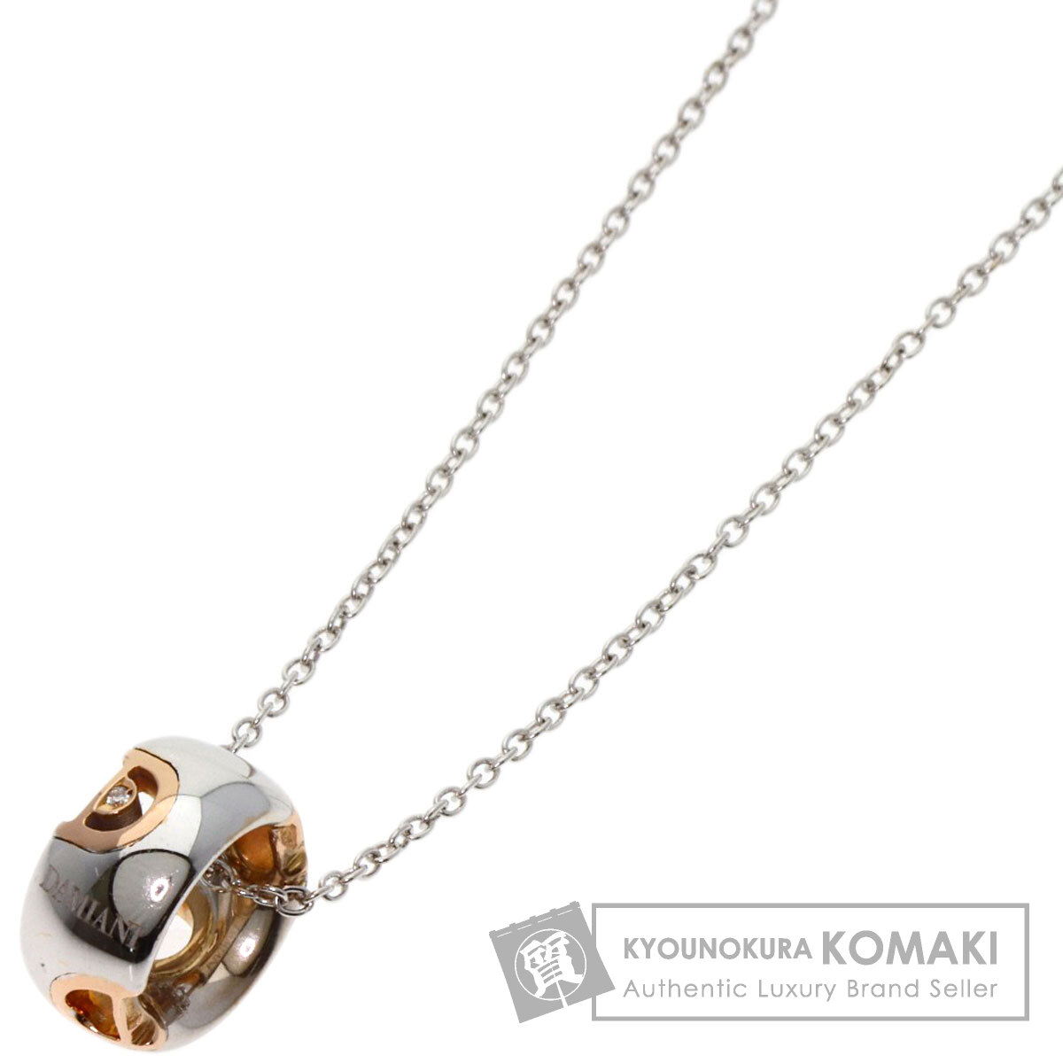 Damiani ダミアーニ ディーアイコン 1Pダイヤモンド ネックレス