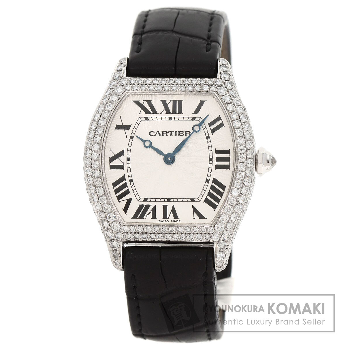 カルティエ 腕時計 トーチュ LM ケース ベゼル ダイヤモンド