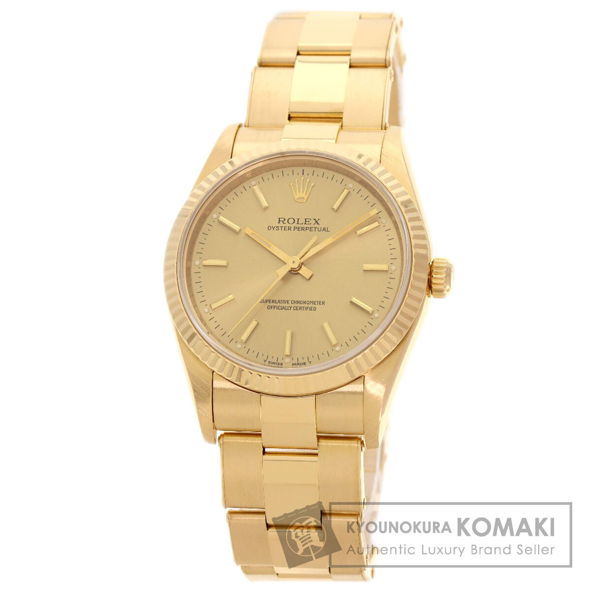 ROLEX ロレックス 14238 オイスターパーペチュアル 腕時計 K18