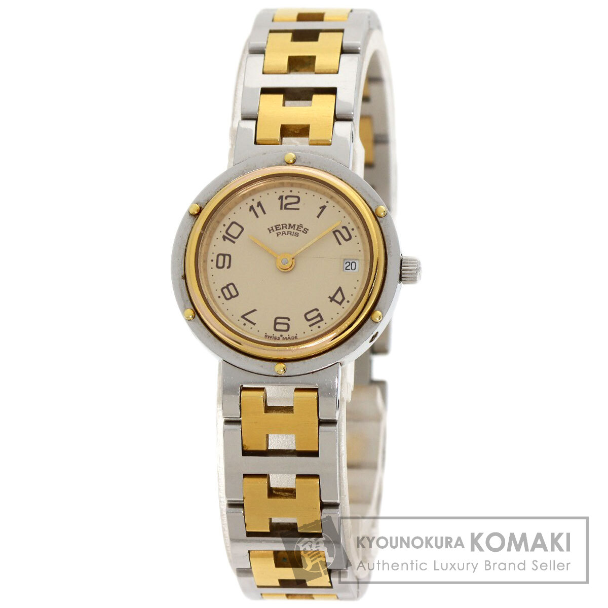 エルメス 腕時計 クリッパー 旧バックル