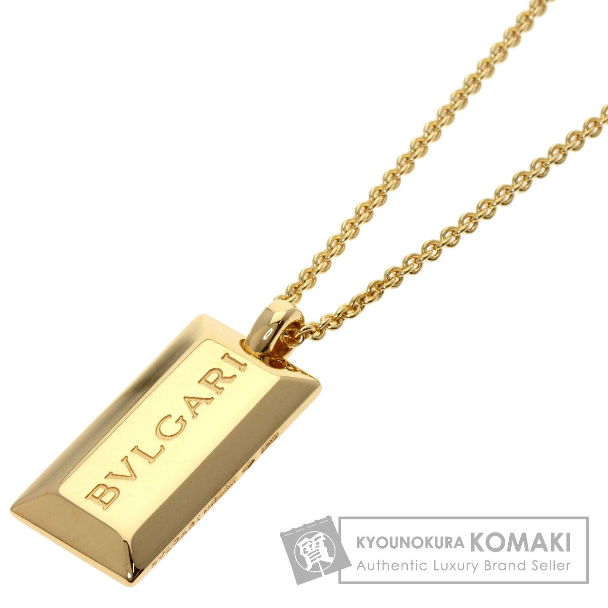 Keikei　ブルガリ　インゴット　ネックレス　ホワイトゴールド BVLGARI - ブルガリ インゴット ネックレス 18金 K18ホワイト