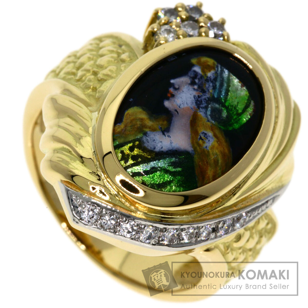 梶光夫 リング・指輪 エマーユ ダイヤモンド